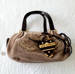 Juicy Couture Velour Suede Medium Bag